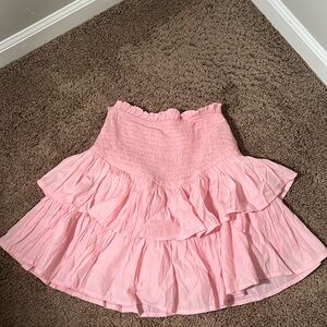 light pink skirt